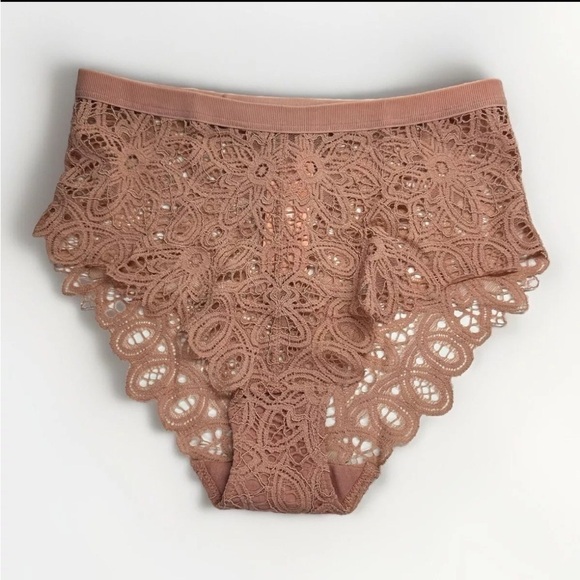 Thirdlove Panty S Cameo Allover Lace Mid Rise Full Coverage New NWT High Waist - Picture 4 of 9
